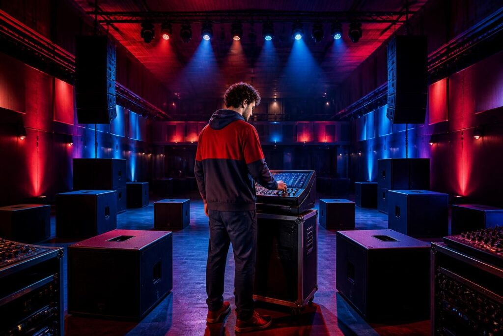 découvrez comment dimensionner efficacement une sono adaptée à la taille de votre salle, en évitant les excès liés à l'ego du dj pour un son optimal.