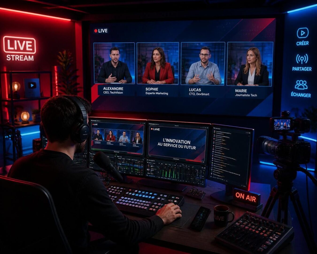 Streaming avec plusieurs intervenants: la méthode pour éviter les coupures de son en visio 1 découvrez comment organiser un streaming avec plusieurs intervenants sans coupures de son en visioconférence grâce à notre méthode efficace et simple à mettre en place.