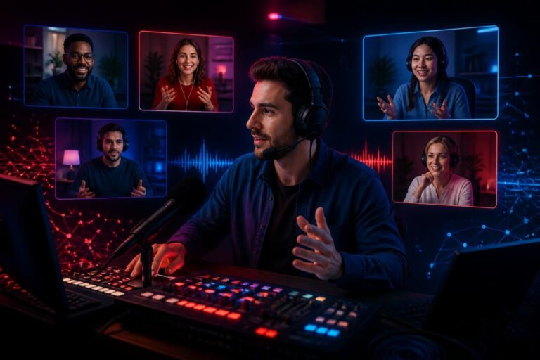 découvrez la méthode efficace pour un streaming avec plusieurs intervenants sans coupures de son en visioconférence, afin d'assurer une communication fluide et professionnelle.