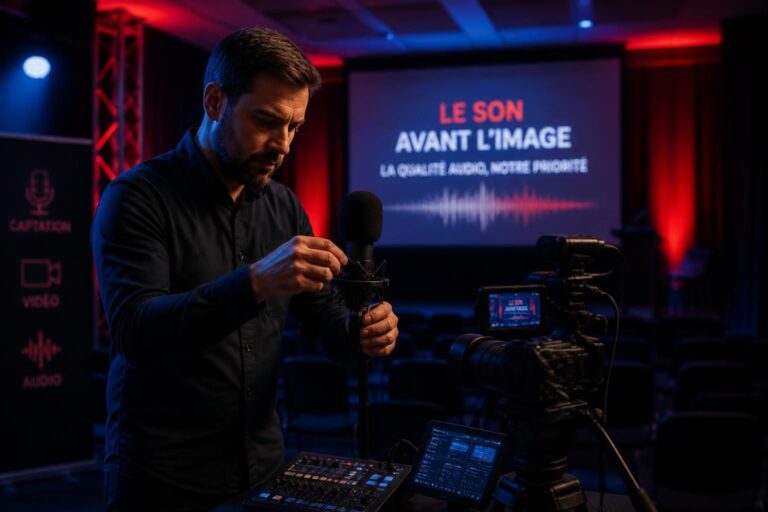 découvrez nos conseils pour réussir l'enregistrement de vos conférences en évitant les erreurs courantes telles que le décalage du son avant l'image, afin d'obtenir une captation fluide et professionnelle.