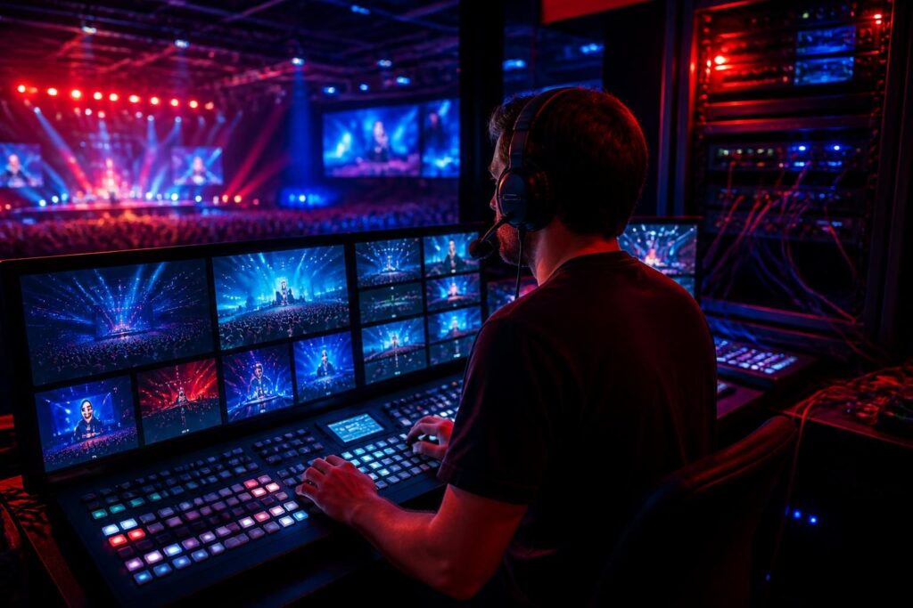découvrez le rôle essentiel d'une régie vidéo, son fonctionnement et pourquoi elle est indispensable pour assurer le succès des grands événements.