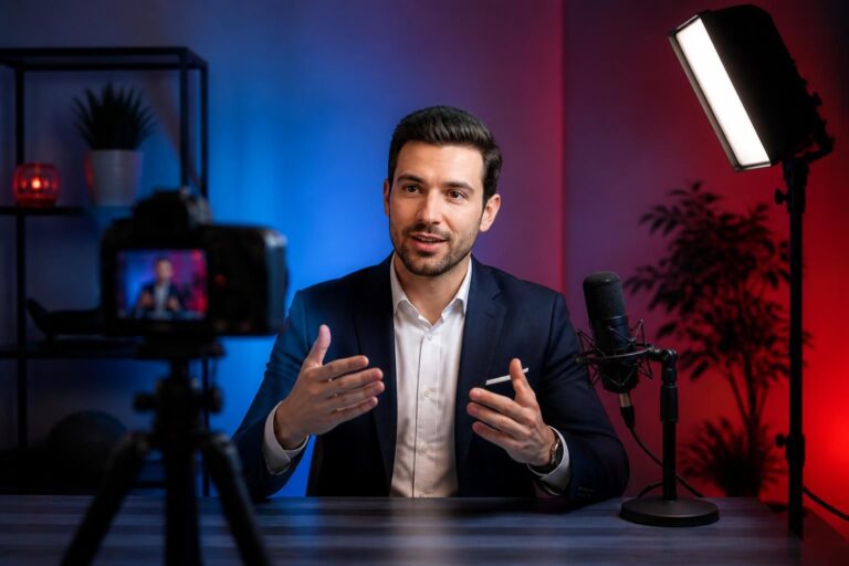découvrez comment réaliser un setup minimaliste pour vos webinars professionnels et obtenir un rendu digne de la télévision avec le bon choix de caméra, lumière et micro.