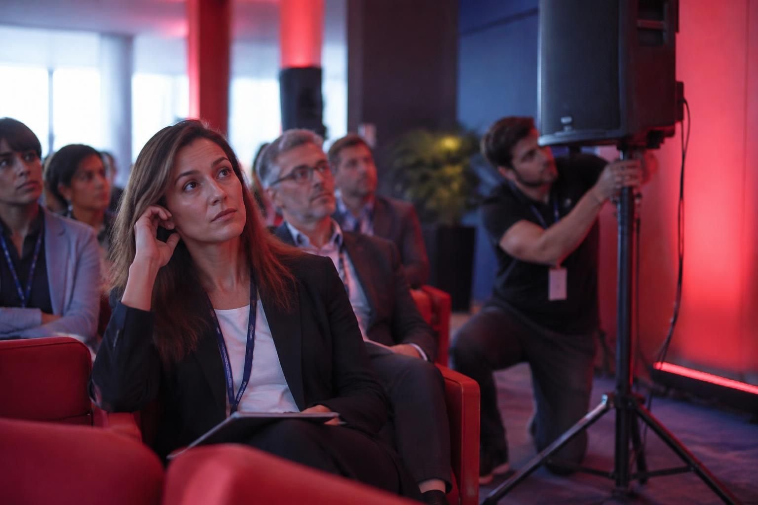 Événement corporate: comment éviter la fatigue sonore (et garder l’attention du public) 1 découvrez comment limiter la fatigue sonore lors d’un événement corporate et maintenir l’attention du public grâce à des conseils pratiques sur le son et le rythme.